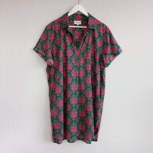 Sohana Block Print Pullover Dress XL